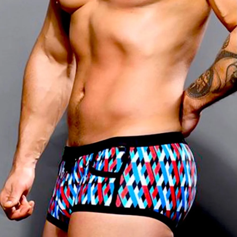 Andrew Christian men’s Pocket Trunk - Picture 2 of 6